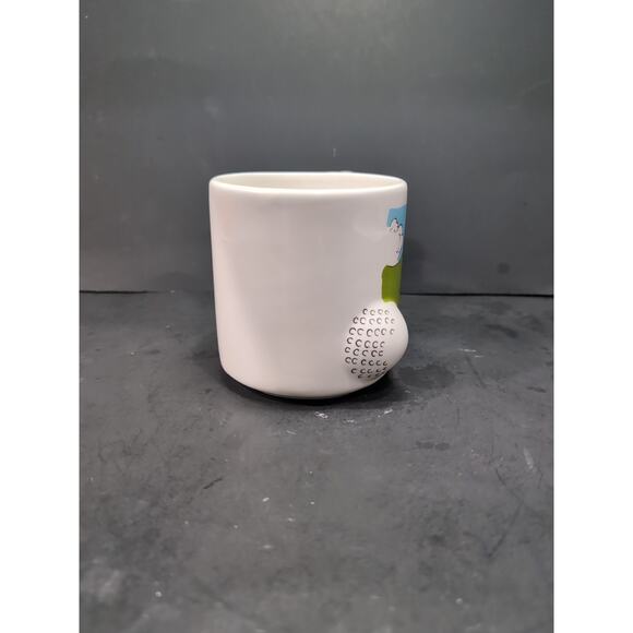 Golfing Ceramic Coffee Mug, 3D Golf Ball Club Handle, Vtg Golf Cup, Golfer Gift - Picture 2 of 9